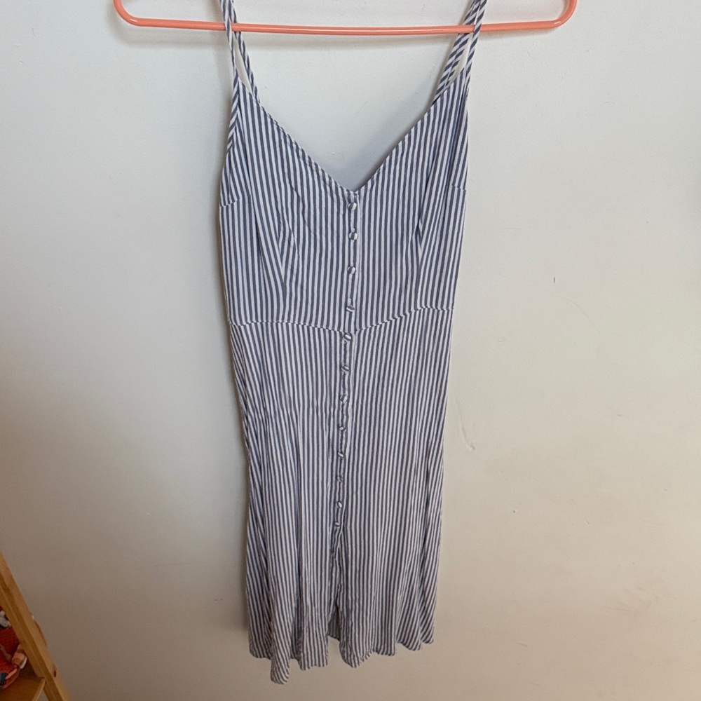 Abercrombie & Fitch Blue and White Striped dress